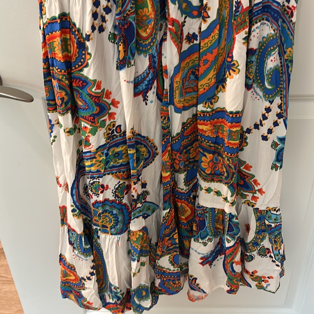 MSK Colorful Paisley Print Maxi Dress /NWT - Picture 5 of 13